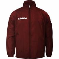 Legea Italia Teamwear Chubasquero rojo oscuro