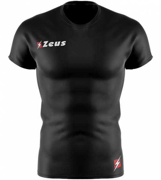 Zeus Fisiko Baselayer Camiseta funcional de manga corta negro