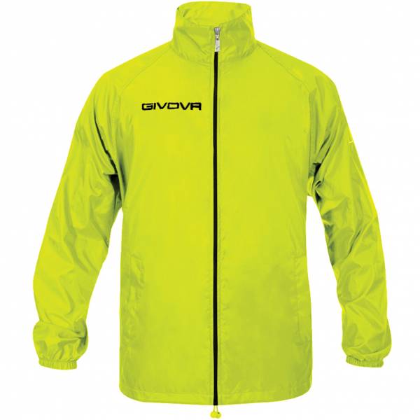 Givova Veste de pluie Rain Basico jaune fluo