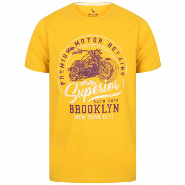 South Shore Auto Shop Herren T-Shirt 1C13274 Yolk Yellow