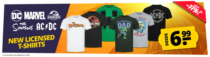  T-Shirts desde 6,99 €