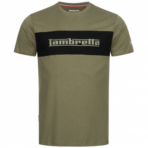 Lambretta Panel Logo Herren T-Shirt SS8294-KHAKI