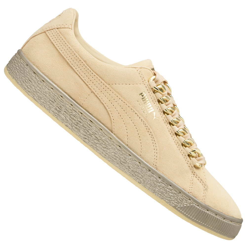 puma suede bambino oro