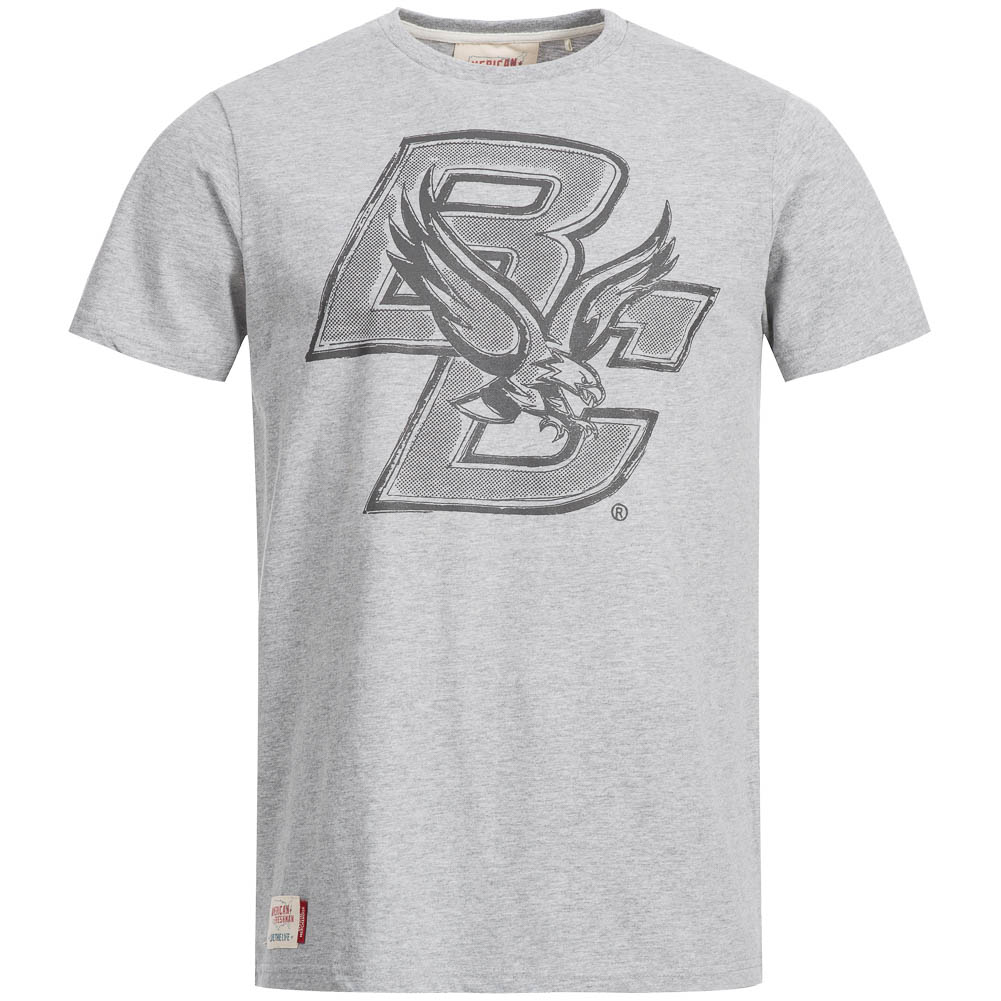 Boston College Eagles American Football T-Shirt American Freshman Gray