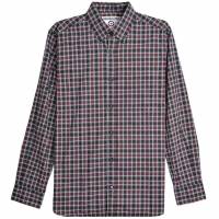 Lambretta Check Shirt Herren Langarmhemd RWIS1467-BURG