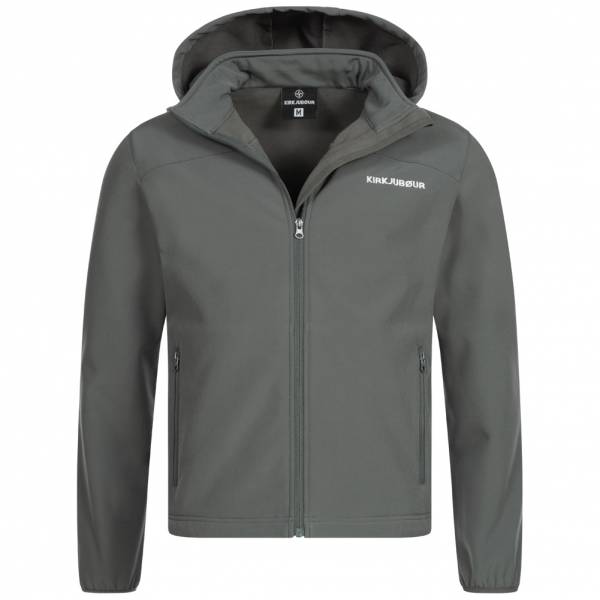 KIRKJUBØUR® "Hestur" Men SOFTSHELL jacket 10,000 mm water column grey