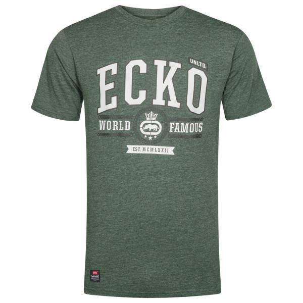 Ecko Unltd. Lincoln Herren T-Shirt ESK4488 Deep Green Marl