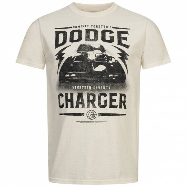 RÁPIDO Y FURIOSO Charger Hombre Camiseta UNMTS044NAT
