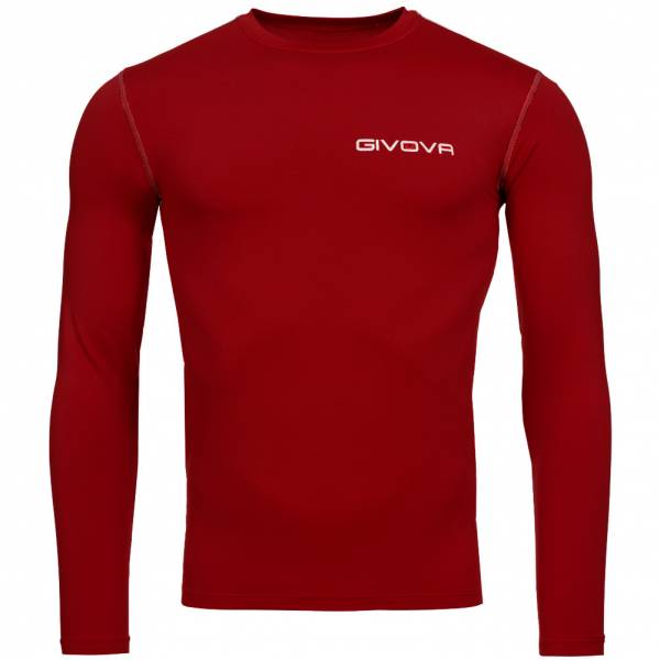 Givova Haut base-layer Corpus 3 Haut de sport rouge foncé