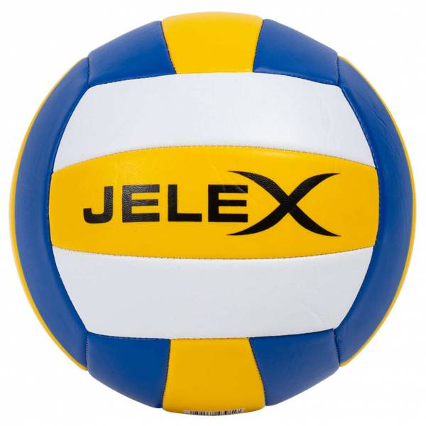 JELEX Softtouch Volleybal geel donkerblauw wit