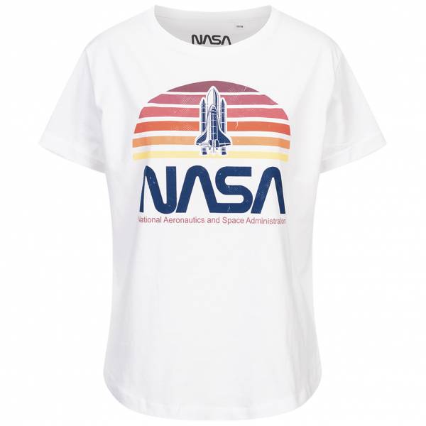 NASA Sunset Mujer Camiseta TMLTS037WHT