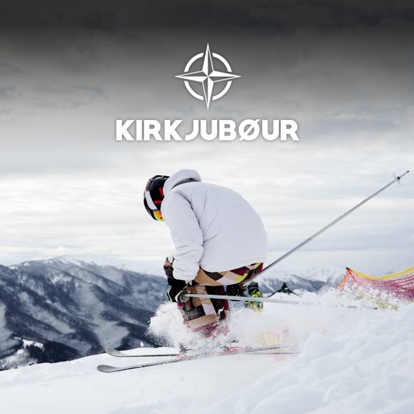 KIRKJUBØUR ® "Skadi" Hommes Pantalon de ski bleu