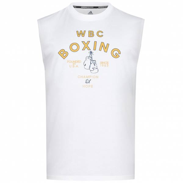 adidas Boxing Heren Tanktop ADIWBCT03_CA wit