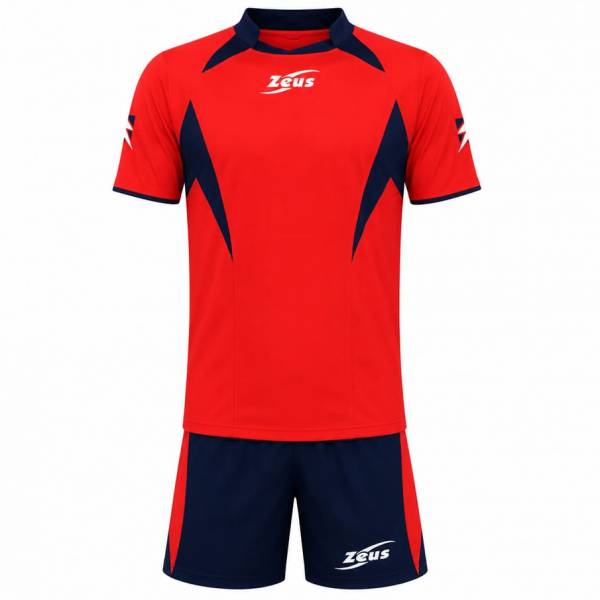 Zeus Kit Tony Herren Volleyball Trikot + Shorts rosso/blu