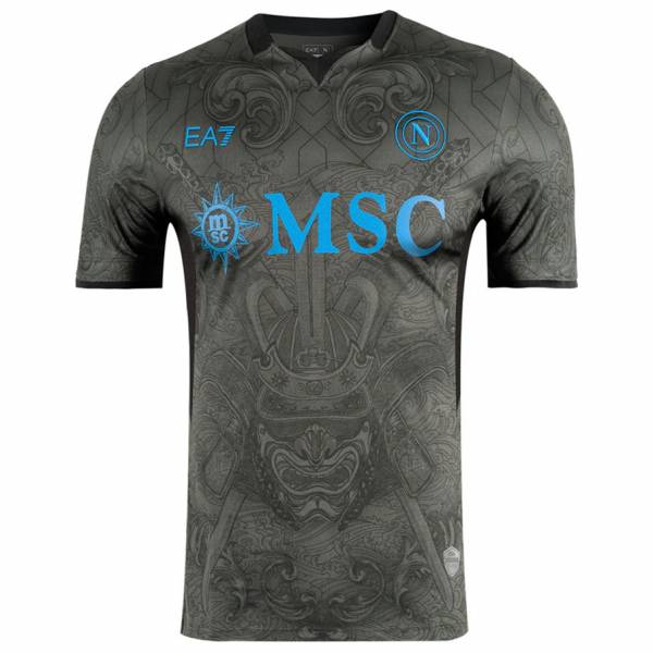 SSC Napoli EA7 Emporio Armani Authentic Uomo Maglia third EASSCN25G05
