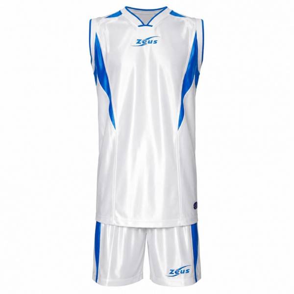 Zeus Kit Sante Koszulka koszykarska + Szorty bianco/royal blue