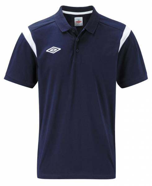 Umbro Cotton Polo-Shirt navy/weiß
