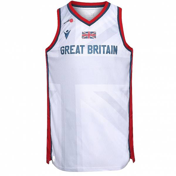 Großbritanien macron Basketball Herren Heim Trikot 58548992