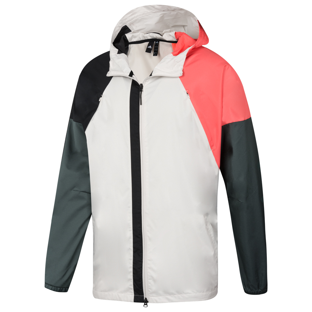 adidas men's windbreaker jacket