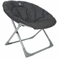 BIXENTE foldable lounge chair black