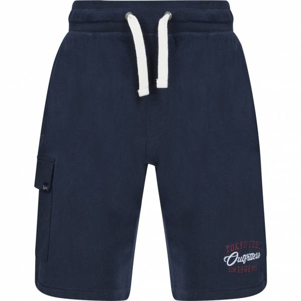 Tokyo Laundry Moored Hommes Short en sweat 1G18235 Capitaine du ciel Navy