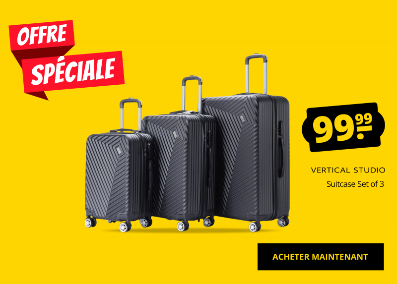 VERTICAL STUDIO Suitcase Set of 3 seulement 99,99 €!