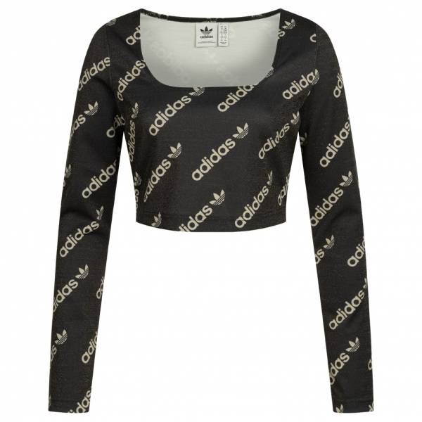 adidas Originals Women Long-sleeved Crop Top HM4894