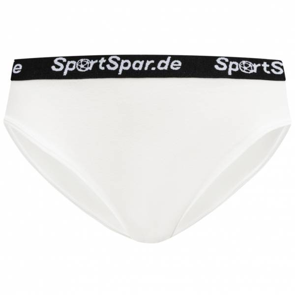 SportSpar.de "Sparschlüppi" Damen Slip weiß