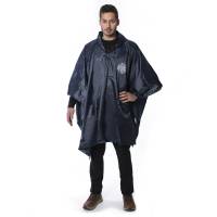 GOGLAND® Monsun Poncho de lluvia azul marino