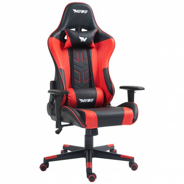 MUWO &quot;DEV1L&quot; e-sport Chaise de jeu rouge