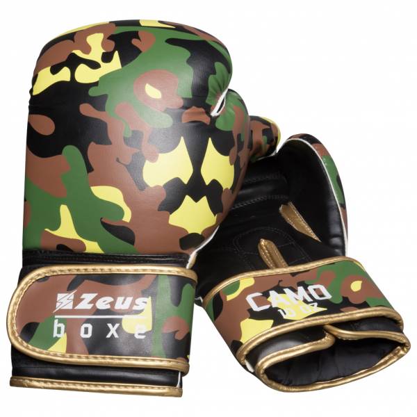 Zeus Guantes de boxeo camuflaje