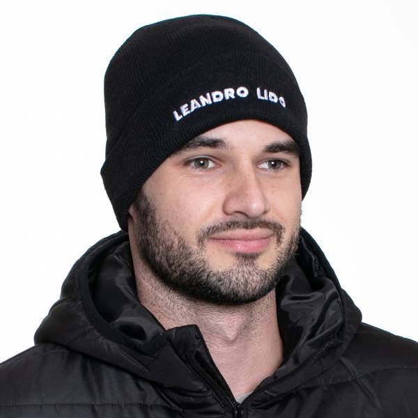 LEANDRO LIDO &quot;Callata&quot; Beanie Berretto invernale nero