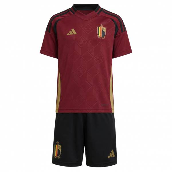 Belgien adidas Kleinkinder Mini-Kit Trikot Set IQ0758