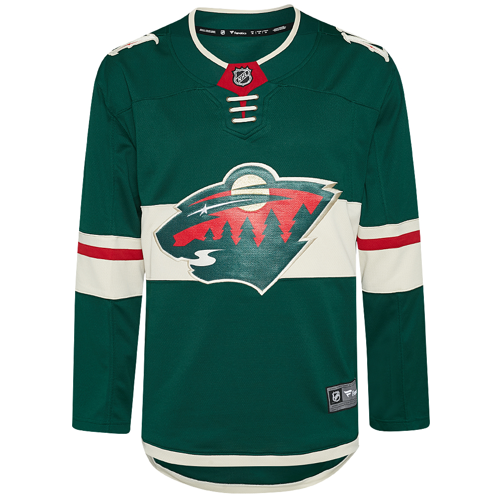 Minnesota Wild NHL Fanatics Hombre Camiseta de primera equipación  879MMWIH2APBWH