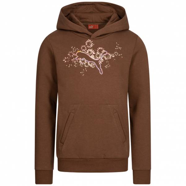 PUMA Flower Cat Fille Sweat à capuche 807298-01