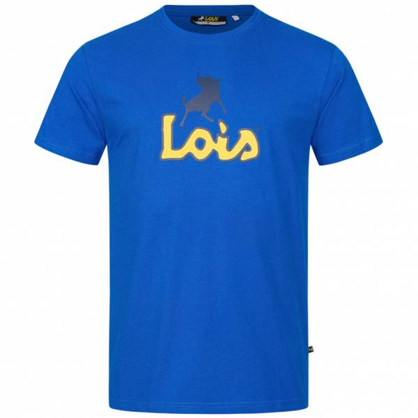 Lois Jeans Big Logo Herren T-Shirt 4E-LTSM-BL-Blue