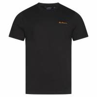 BEN SHERMAN Small Logo Hombre Camiseta 0076266-NEGRO