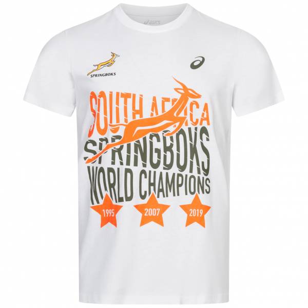 South Africa Springboks ASICS Rugby World Champions Men T-shirt 2111B028-101