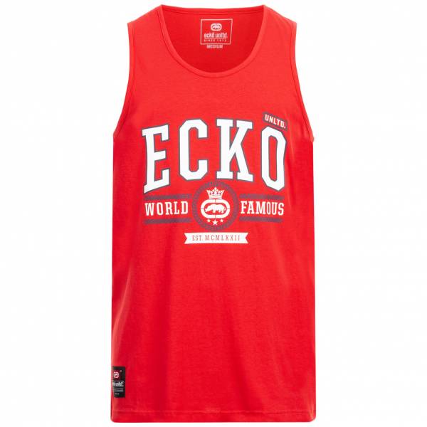 Ecko Unltd. Dodg Heren Tanktop ESK04491 Rood