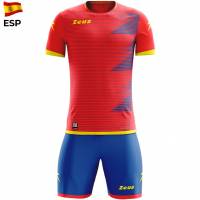 Zeus Mundial Teamwear Set Jersey with Shorts red yellow