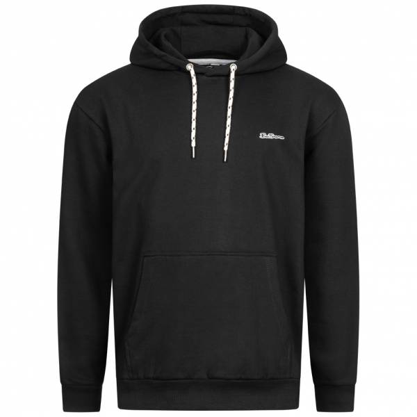 BEN SHERMAN Raised Rubber Mężczyźni Bluza z kapturem 0072157GP-CZARNY