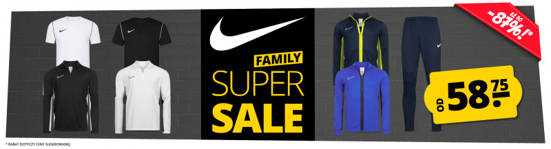 Nike Super sale od 58,75 Zł