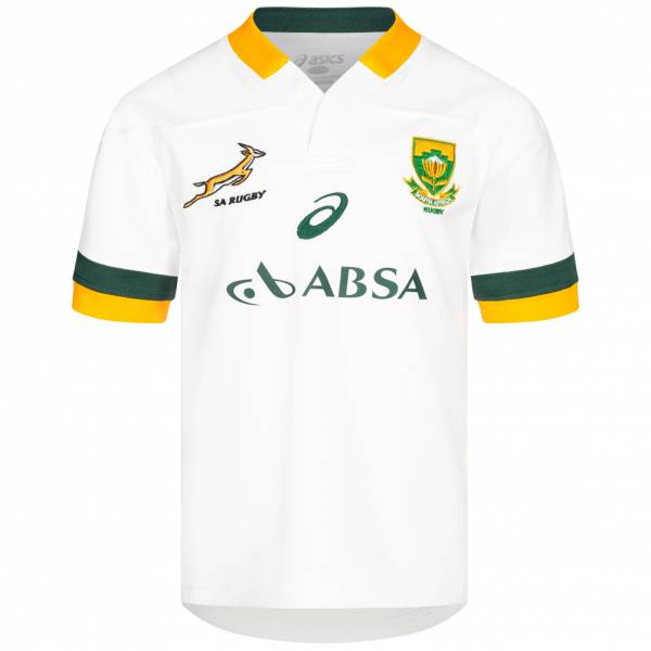 Południowa Afryka Springboks ASICS Rugby Dzieci Koszulka wyjazdowa 122925SR-0001