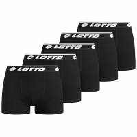 Lotto Retro Hombre Calzoncillos bóxer Pack de 5 negro MBXY10001REW-NEGRO