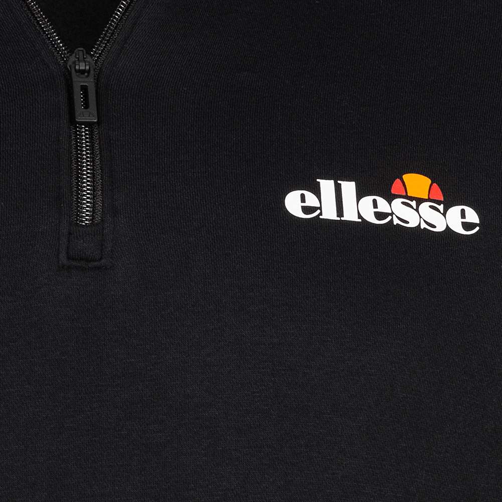 ellesse Benevento Men 1/4-Zip Sweatshirt SOP23856-Black