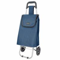 VERTICAL STUDIO carrito de compras plegable 35 L azul marino
