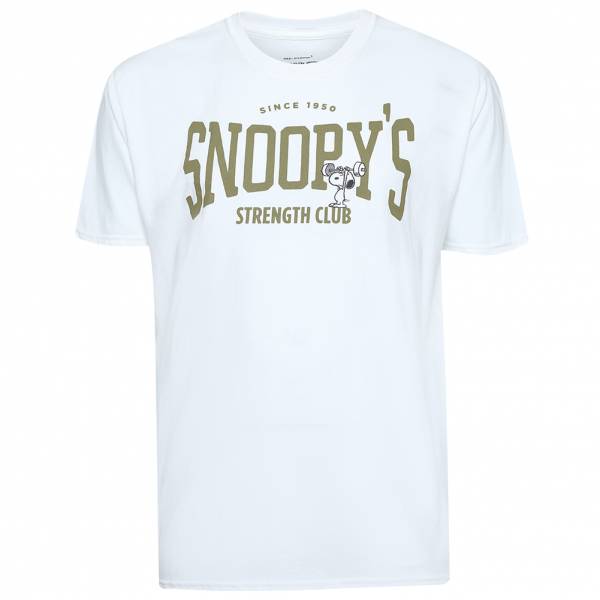 Fistaszki Snoopy Strenght Club Mężczyźni T-shirt FBMTS924WHT