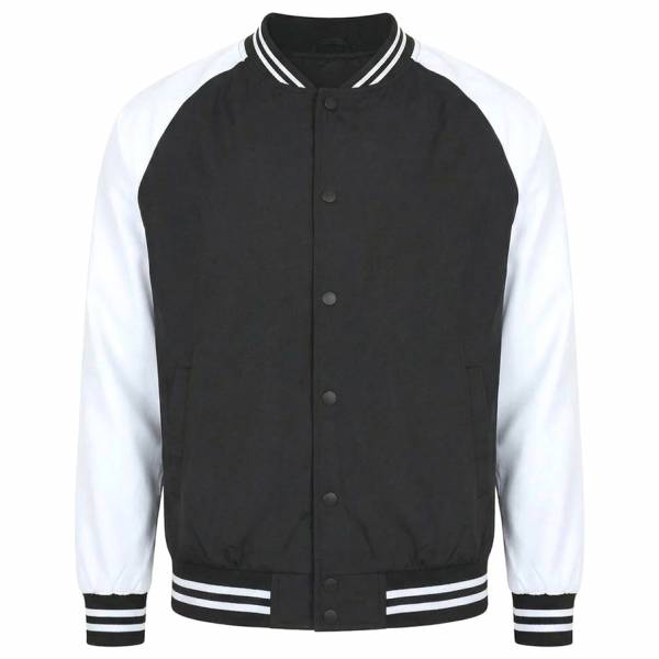 BRAVE SOUL® Bayblack Hombre Universitario Chaqueta bomber MJK-BAYBLACK-1