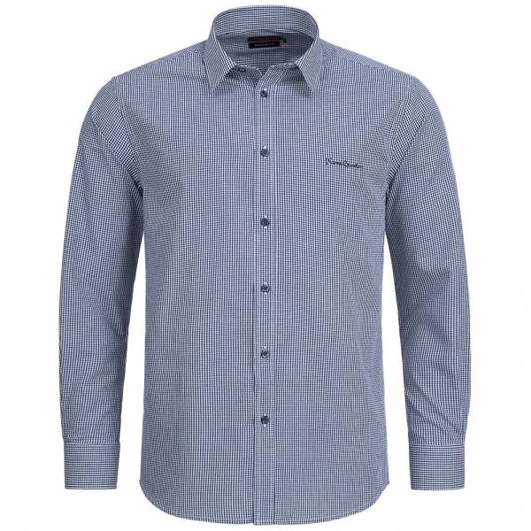 Pierre Cardin Herren Langarm Hemd navy