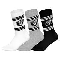 Las Vegas Raiders NFL Unisex Crew Socken 3 Paar 22500001-3587